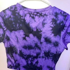 SHEIN los angeles cropped tee